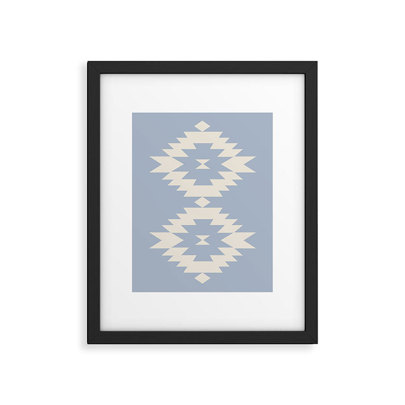 Southwestern Minimalism - Sky Blue Framed Art Print Gallery Image 6