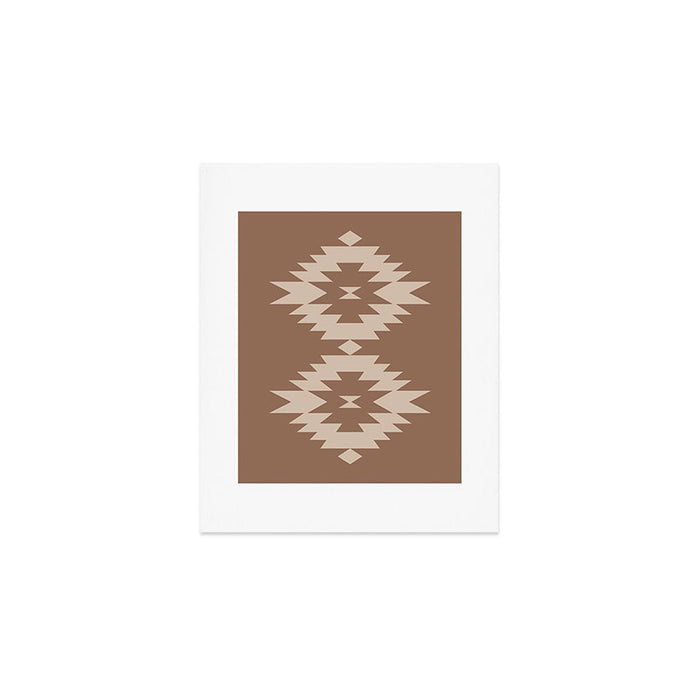 Southwestern Minimalism XXV - Coffee Creme Art Print Gallery Image 1
