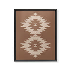 Southwestern Minimalism XXV - Coffee Creme Framed Canvas Print Gallery Image 6