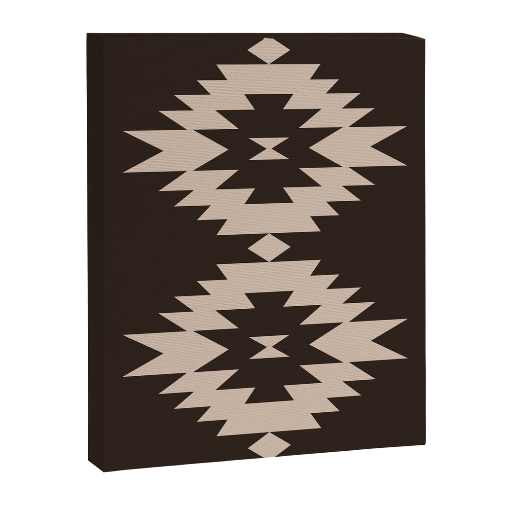 Southwestern Minimalism XXV - Mocha Brown Canvas Print Gallery Image 6