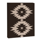 Southwestern Minimalism XXV - Mocha Brown Canvas Print Gallery Image 6
