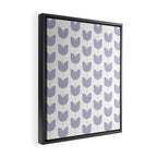 Spring Tulips VI Lavender Purple Mid Century Flowers Framed Canvas Print Gallery Image 2