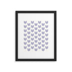 Spring Tulips VI Lavender Purple Mid Century Flowers Framed Art Print Gallery Image 6