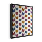 Spring Tulips VIII Multicolor Mid Century Flowers Framed Canvas Print Gallery Image 2