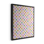 Starry Art Deco Pattern Multicolor IV Framed Canvas Print Gallery Image 2