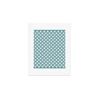 Starry Art Deco Pattern XI Teal Green Art Print Gallery Image 1