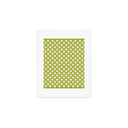 Starry Art Deco Pattern XLVII Lime Green Art Print Gallery Image 1