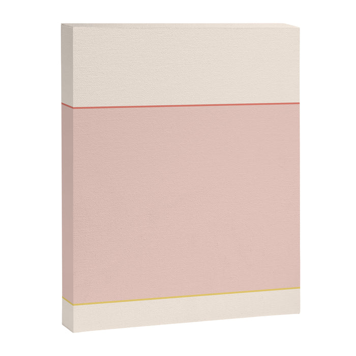 Subtle Spring Color Block - Soft Pink Canvas Print Gallery Image 1