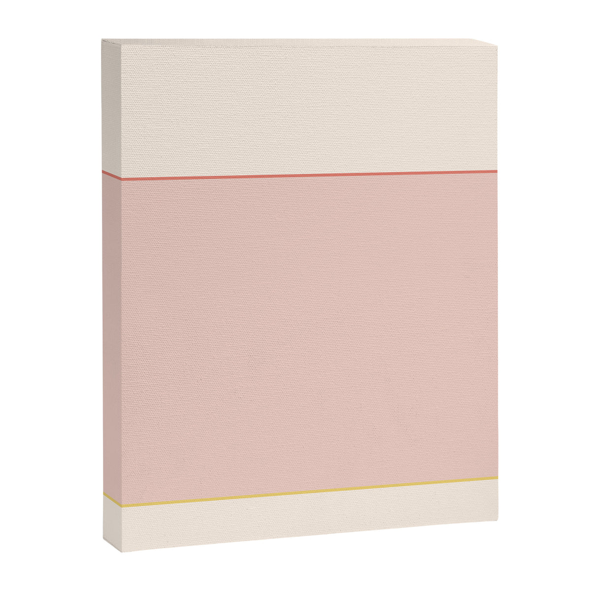 Subtle Spring Color Block - Soft Pink Canvas Print Gallery Image 8