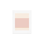 Subtle Spring Color Block - Soft Pink Art Print Gallery Image 1