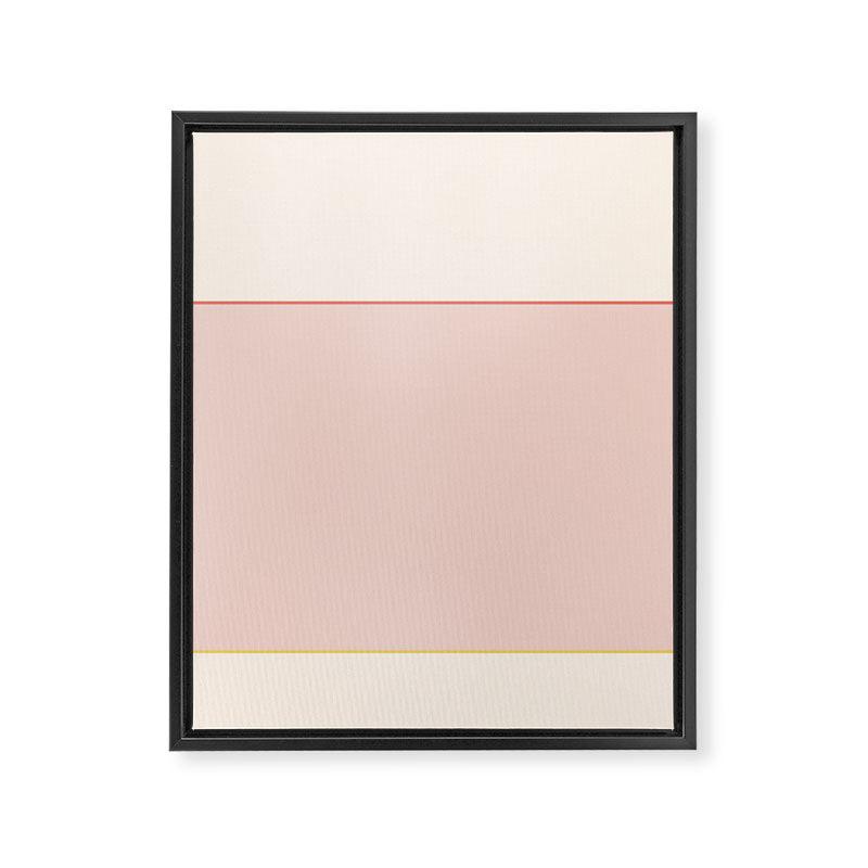 Subtle Spring Color Block - Soft Pink Framed Canvas Print Gallery Image 8