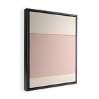 Subtle Spring Color Block - Soft Pink Framed Canvas Print Gallery Image 2