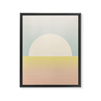 Sunrise / Sunset Abstract Gradient I Framed Canvas Print Gallery Image 6