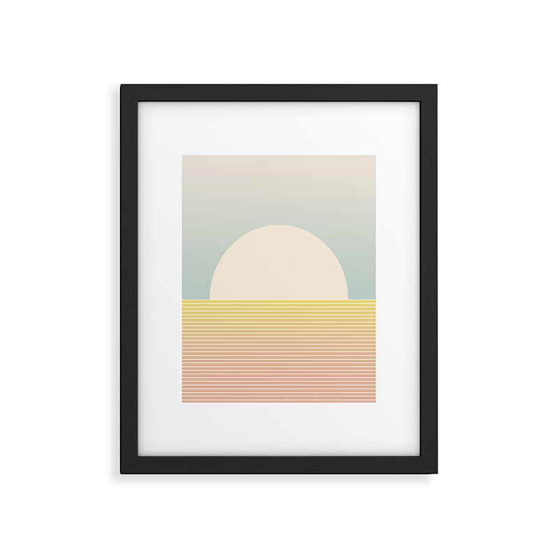 Sunrise / Sunset Abstract Gradient I Framed Art Print Gallery Image 5