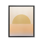 Sunrise / Sunset Abstract Gradient III Framed Canvas Print Gallery Image 6