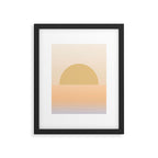 Sunrise / Sunset Abstract Gradient III Framed Art Print Gallery Image 5