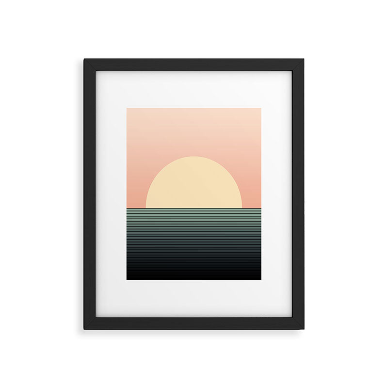 Sunrise / Sunset Abstract Gradient IV Framed Art Print Gallery Image 5