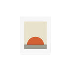 Sunrise Sunset I - Orange Black Art Print Gallery Image 1