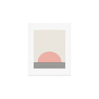Sunrise Sunset II - Pink Black Art Print Gallery Image 1