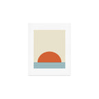 Sunrise Sunset IV - Orange Blue Art Print Gallery Image 1