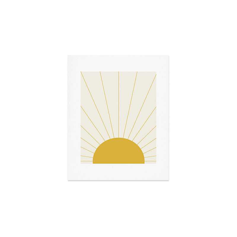 Sunrise / Sunset Minimalism Art Print Gallery Image 1