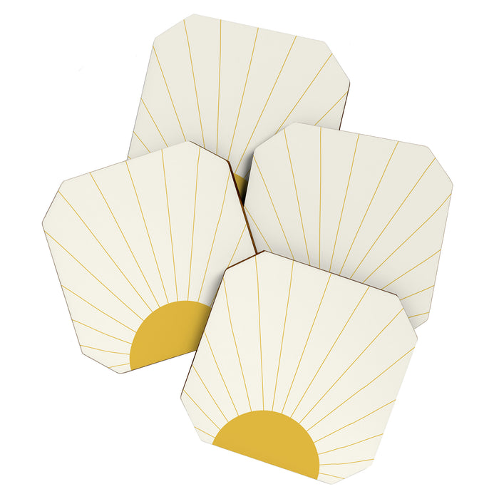 Sunrise / Sunset Minimalism Coaster Gallery Image 1