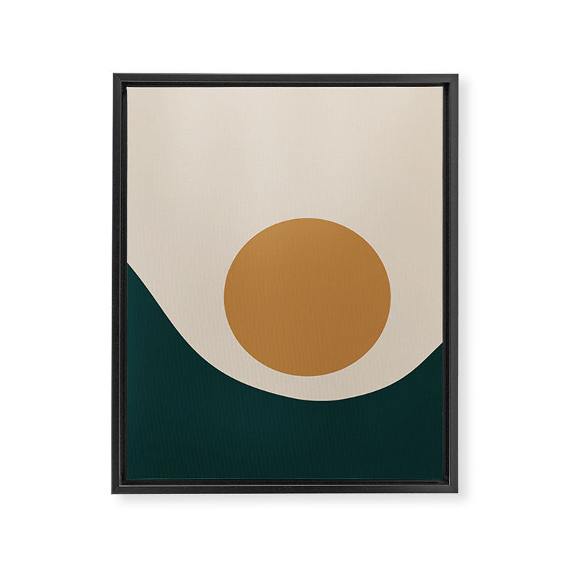 Sunrise / Sunset Minimalism II Framed Canvas Print Gallery Image 8