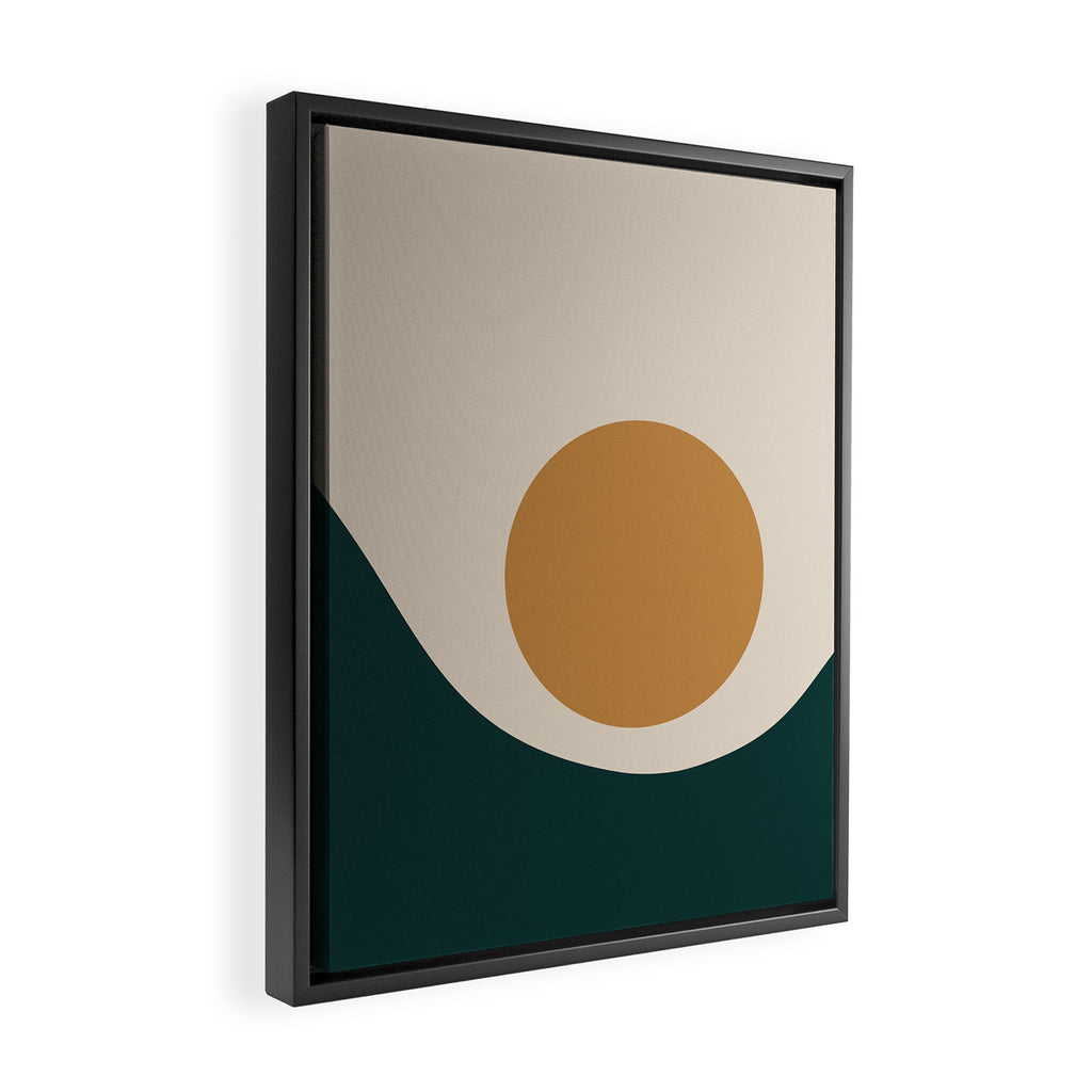 Sunrise / Sunset Minimalism II Framed Canvas Print Gallery Image 2