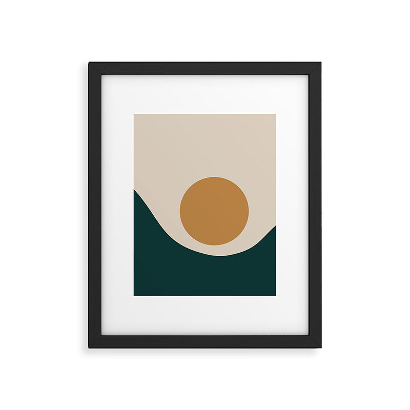 Sunrise / Sunset Minimalism II Framed Art Print Gallery Image 4