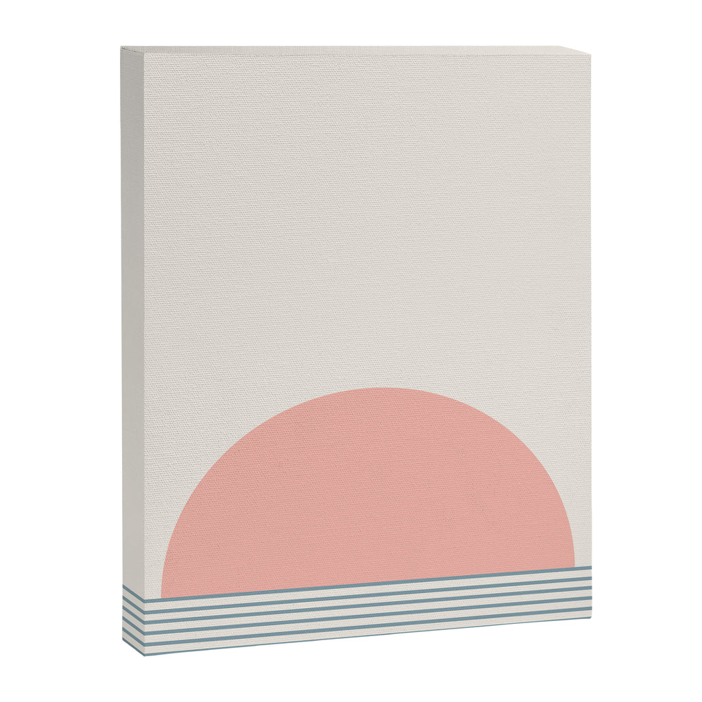 Sunrise Sunset V - Pink Blue Canvas Print Gallery Image 8