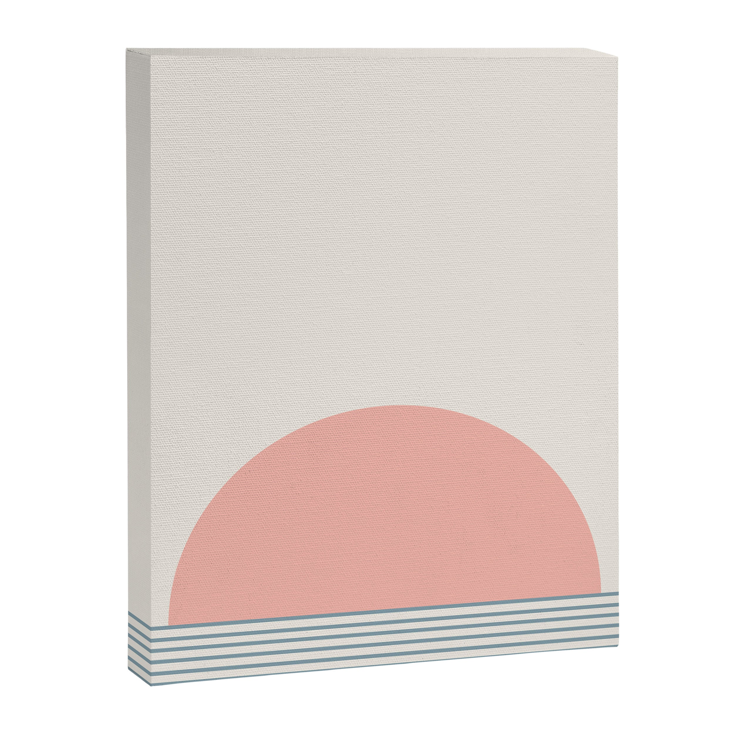 Sunrise Sunset V - Pink Blue Canvas Print Gallery Image 8