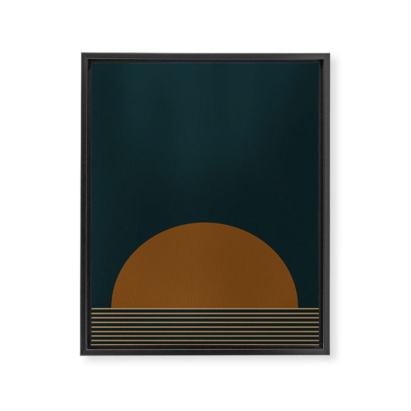 Sunrise / Sunset VII Framed Canvas Print Gallery Image 8