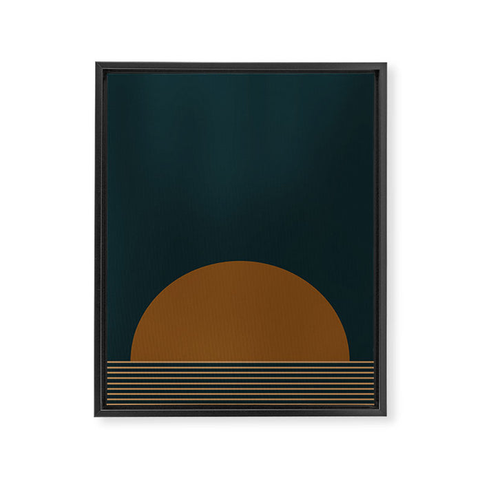 Sunrise / Sunset VII Framed Canvas Print Gallery Image 1