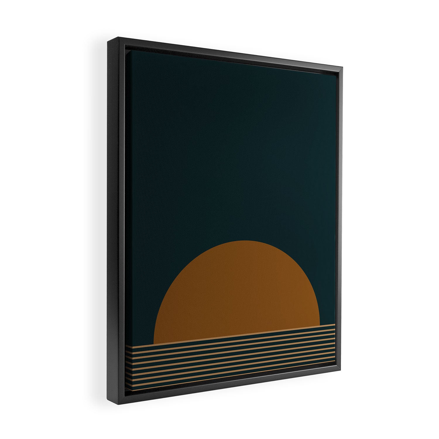 Sunrise / Sunset VII Framed Canvas Print Gallery Image 2