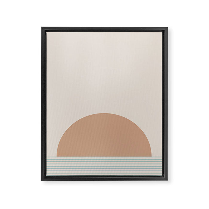 Sunrise / Sunset XIII Framed Canvas Print Gallery Image 1