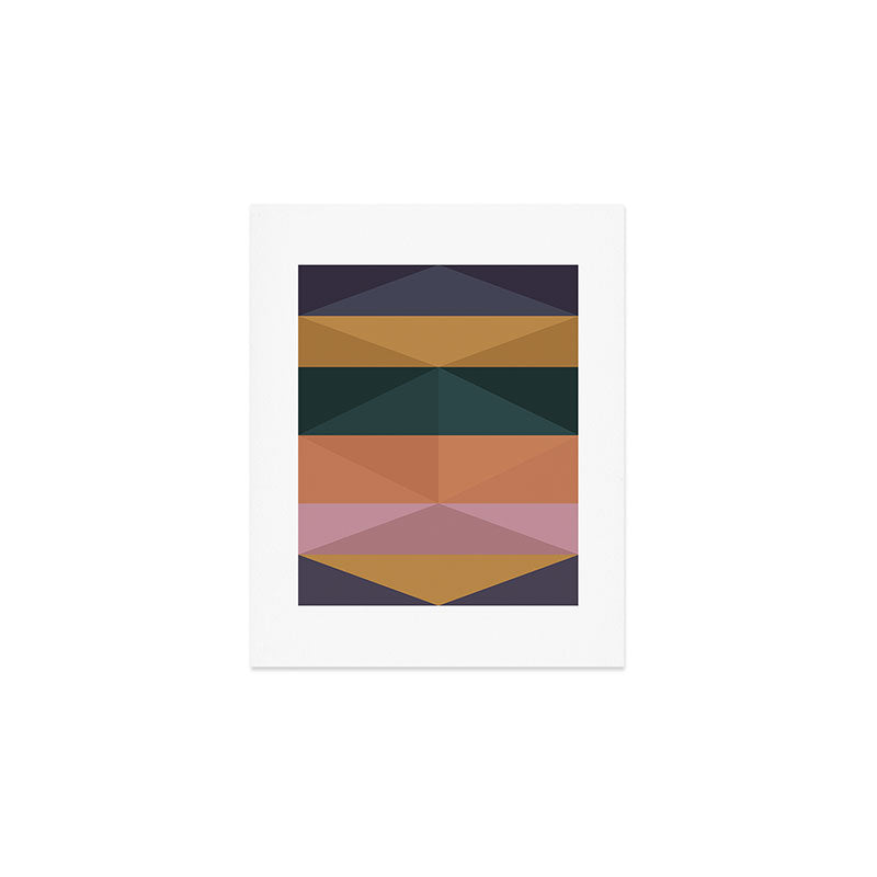 Triangular Pattern II Art Print Gallery Image 1