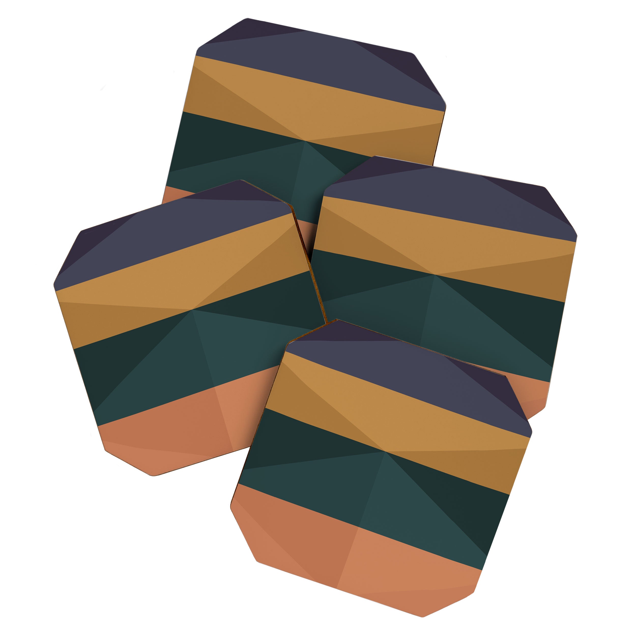Triangular Pattern II Coaster Gallery Image 1