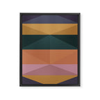 Triangular Pattern II Framed Canvas Print Gallery Image 6