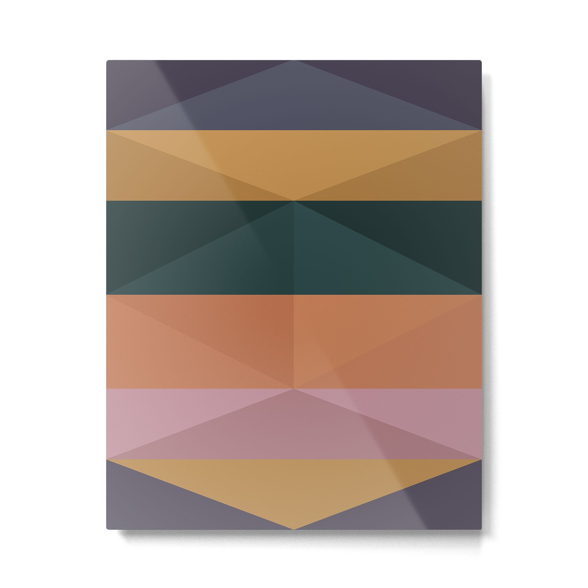 Triangular Pattern II Metal Print Gallery Image 4