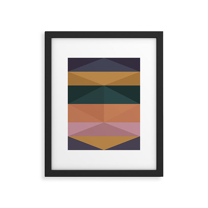 Triangular Pattern II Framed Art Print Gallery Image 1