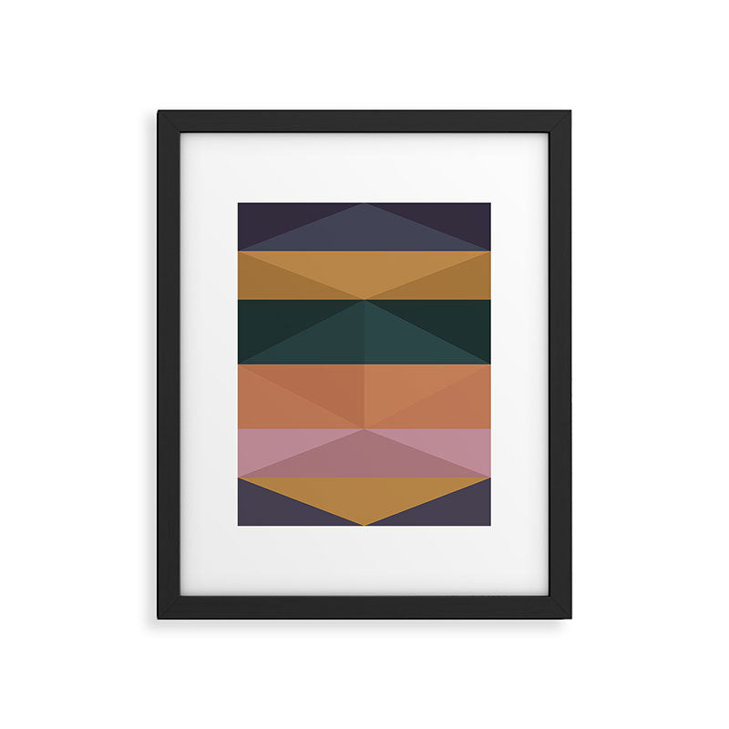 Triangular Pattern II Framed Art Print Gallery Image 5