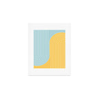 Two Tone Line Curvature II Art Print Gallery Image 1