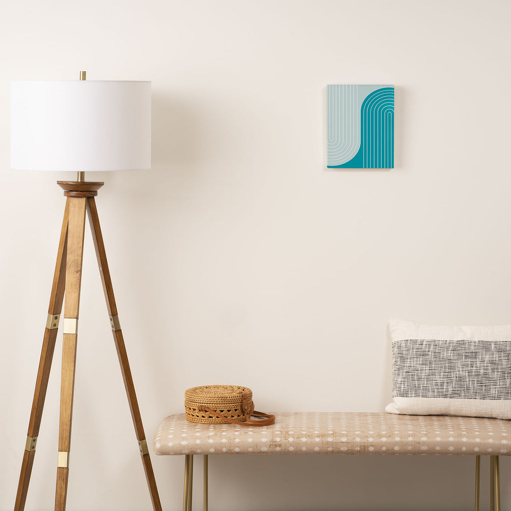 Two Tone Line Curvature IV Canvas Print Gallery Image 2