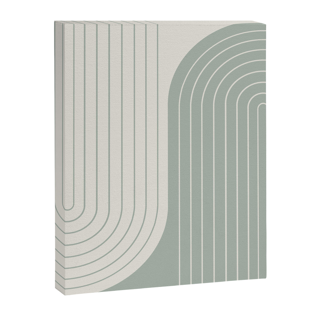 Two Tone Line Curvature LIII Canvas Print Gallery Image 6