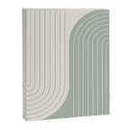 Two Tone Line Curvature LIII Canvas Print Gallery Image 6