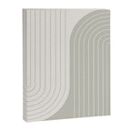 Two Tone Line Curvature LXIII Canvas Print Gallery Image 6