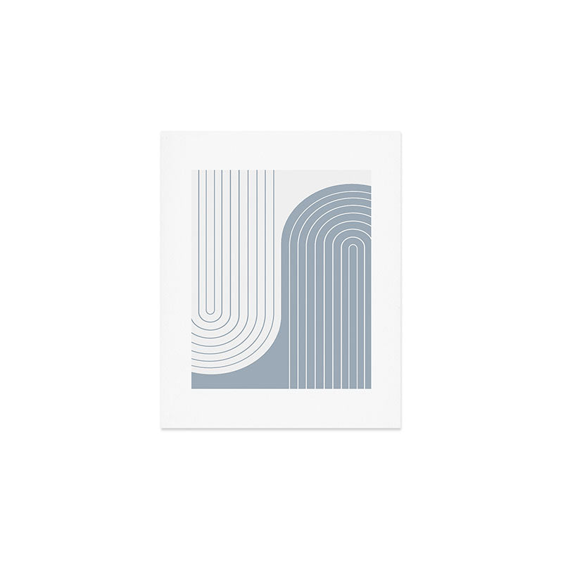 Two Tone Line Curvature LXVI Art Print Gallery Image 1