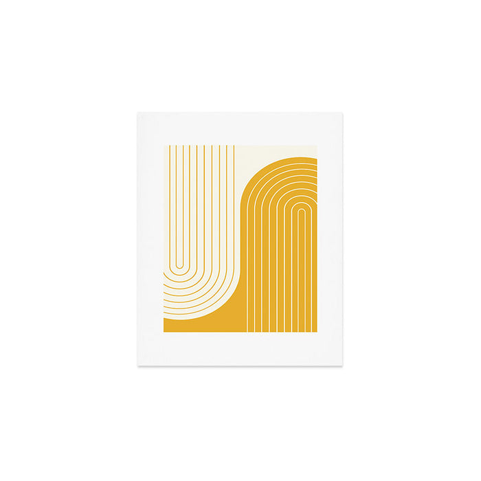 Two Tone Line Curvature LXXXIII Art Print Gallery Image 1