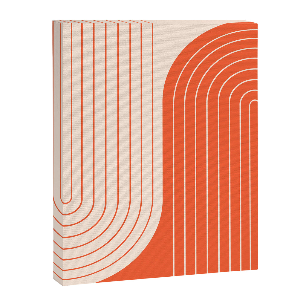 Two Tone Line Curvature XI  Canvas Print Gallery Image 6