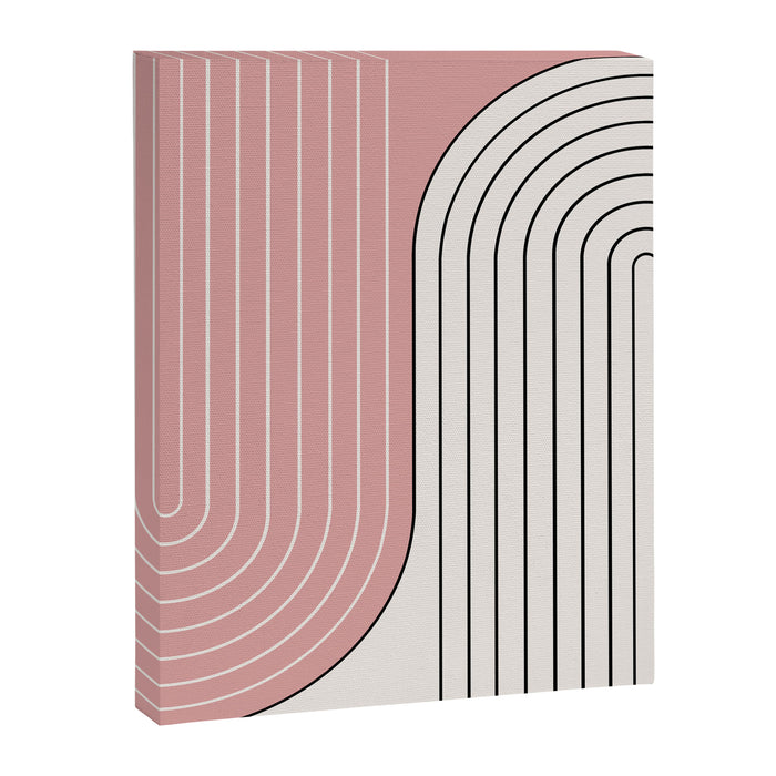 Two Tone Line Curvature XIII  Canvas Print Gallery Image 1